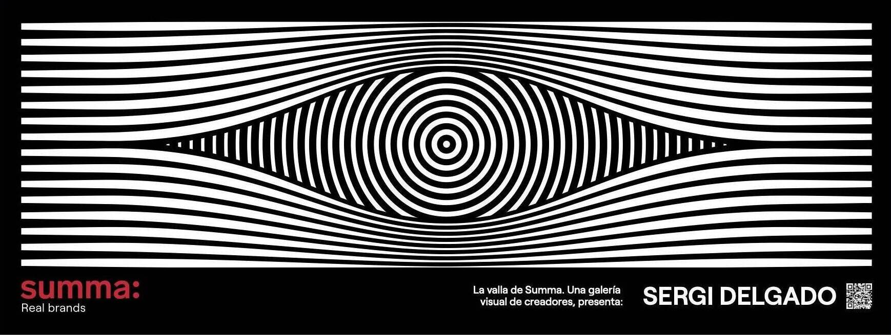 La Valla de Summa con Sergi Delgado. Una pieza de arte óptico