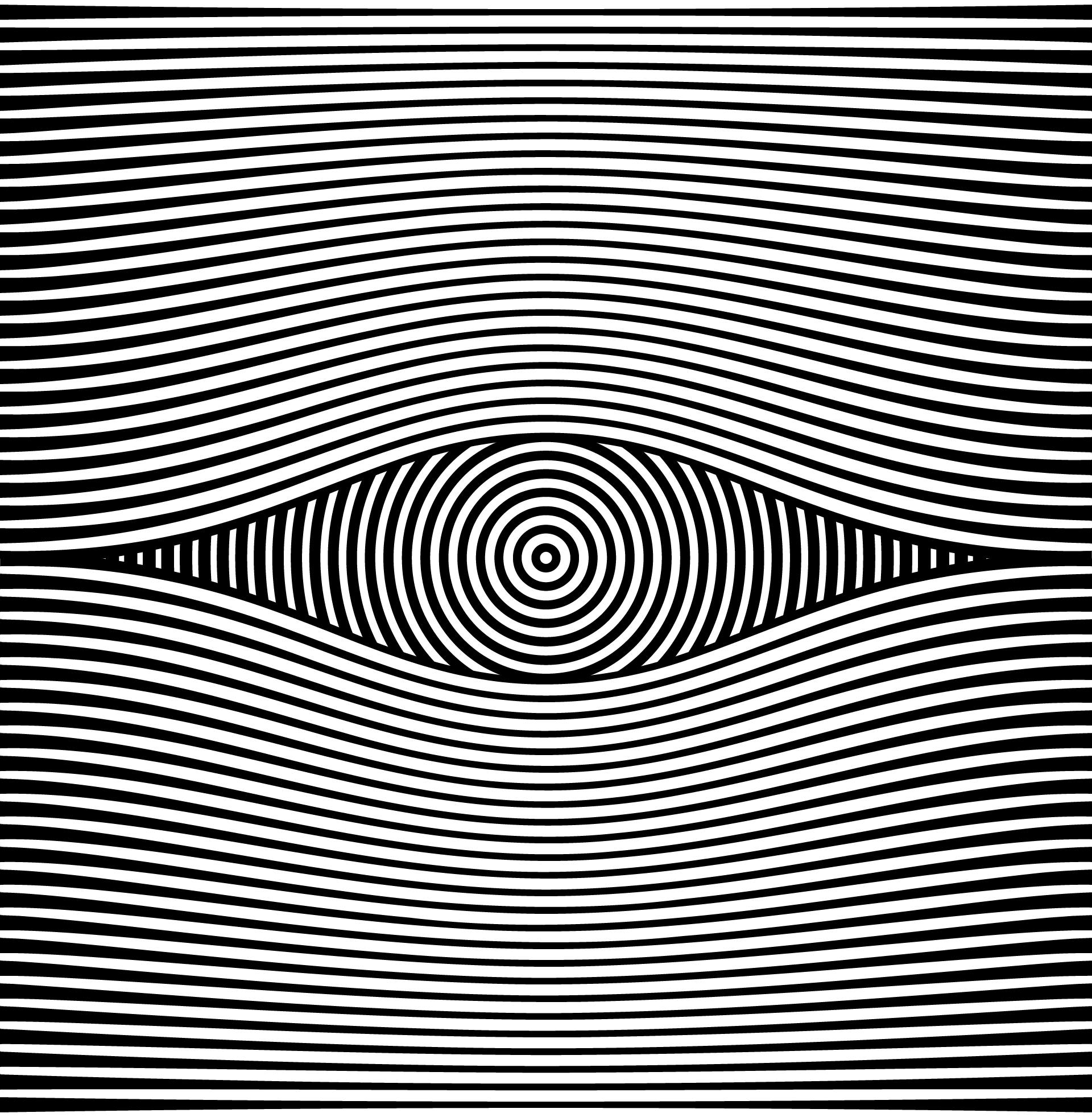 Ojo optical art Sergi Delgado para Summa