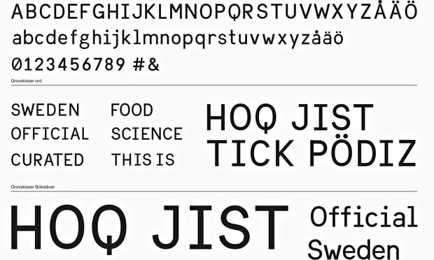 Sweden Sans national font